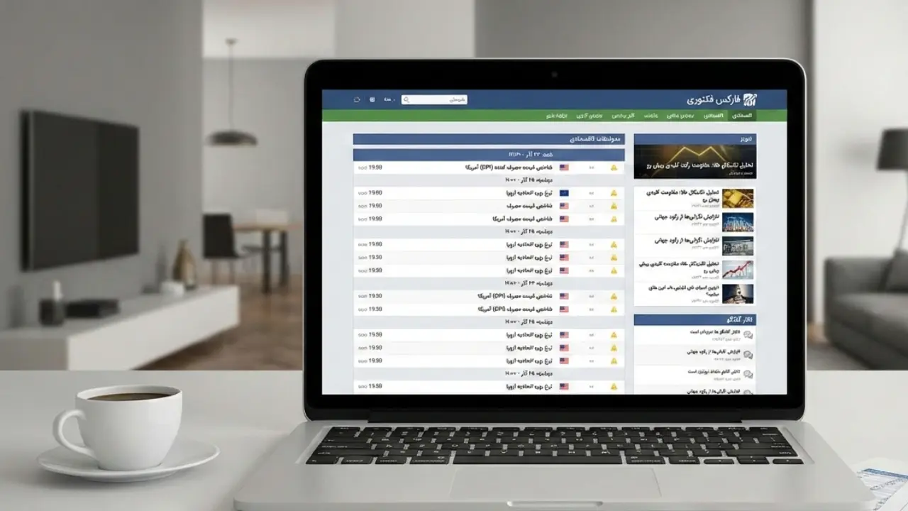 فارکس فکتوری فارسی | تقویم اقتصادی Forex امروز 2025